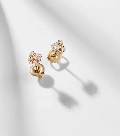 Suzanne Kalan 18kt gold earrings with diamonds | Thumbnail 5