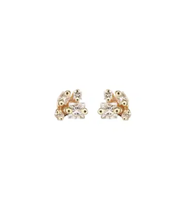 Suzanne Kalan 18kt gold earrings with diamonds | Thumbnail 1