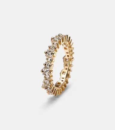 Suzanne Kalan Milli 18kt gold tech ring jackets with diamonds | Thumbnail 2 Suzanne Kalan Milli 18kt gold tech ring jackets with diamonds | Thumbnail 2