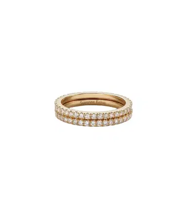 Suzanne Kalan Midi 18kt gold tech ring jackets with diamonds | Thumbnail 1 Suzanne Kalan Midi 18kt gold tech ring jackets with diamonds | Thumbnail 1
