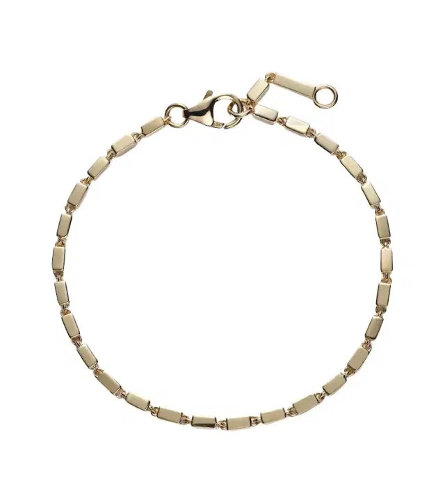 Block-Chain Medium 18kt gold bracelet