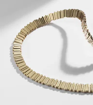 Suzanne Kalan 18kt gold tennis necklace | Thumbnail 6