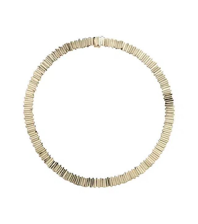 Suzanne Kalan 18kt gold tennis necklace