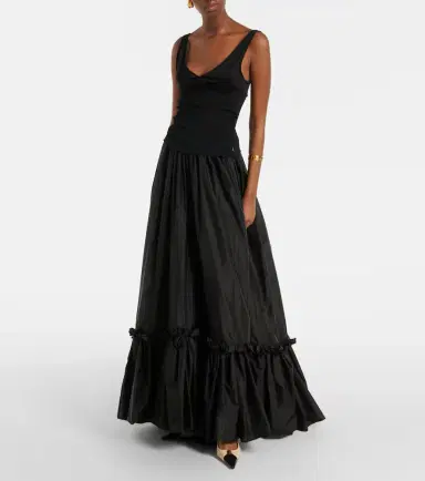 Saint Laurent Ruffled maxi skirt | Thumbnail 4