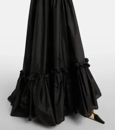 Saint Laurent Ruffled maxi skirt | Thumbnail 5