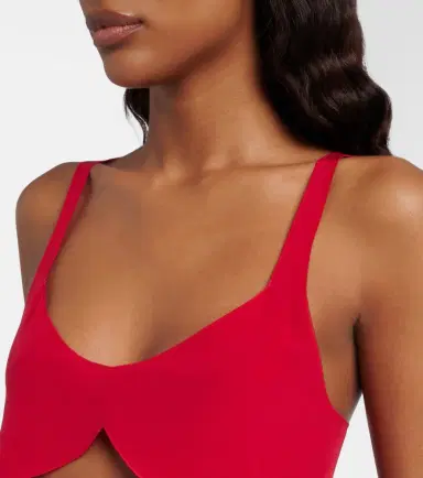 Prada Silk crêpe de chine bra top | Thumbnail 5