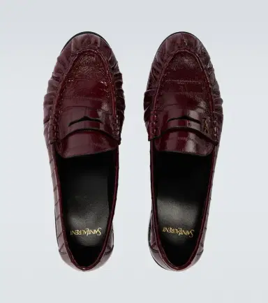 Saint Laurent Le Loafer eel leather penny loafers | Thumbnail 2 Saint Laurent Le Loafer eel leather penny loafers | Thumbnail 2