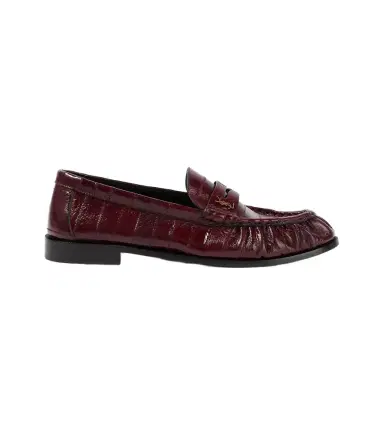 Saint Laurent Le Loafer eel leather penny loafers | Thumbnail 1 Saint Laurent Le Loafer eel leather penny loafers | Thumbnail 1