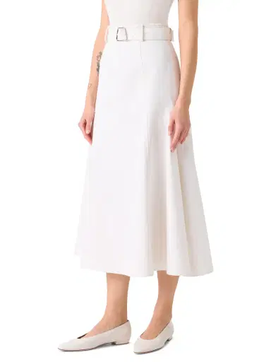 Akris A-Line Denim Skirt | Thumbnail 3