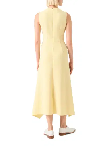 Akris Asymmetric Wool Crêpe Double-Face Midi Dress | Thumbnail 4 Akris Asymmetric Wool Crêpe Double-Face Midi Dress | Thumbnail 4