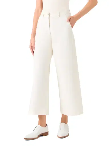 Akris Finn Cropped Wide-Leg Pants | Thumbnail 3