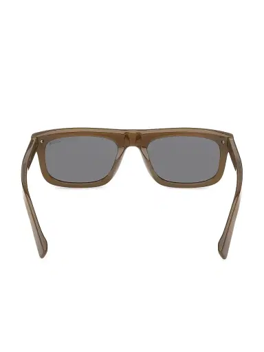 Zegna Men's 55MM Rectangular Sunglasses - Brown Grey | Thumbnail 5 Zegna Men's 55MM Rectangular Sunglasses - Brown Grey | Thumbnail 5