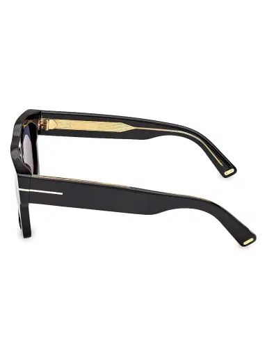 Tom Ford Men's 55MM Square Sunglasses - Black Purple | Thumbnail 3 Tom Ford Men's 55MM Square Sunglasses - Black Purple | Thumbnail 3