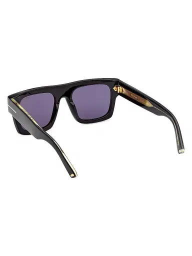 Tom Ford Men's 55MM Square Sunglasses - Black Purple | Thumbnail 4 Tom Ford Men's 55MM Square Sunglasses - Black Purple | Thumbnail 4