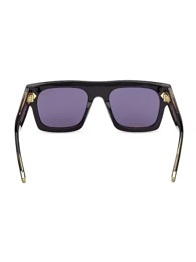 Tom Ford Men's 55MM Square Sunglasses - Black Purple | Thumbnail 5 Tom Ford Men's 55MM Square Sunglasses - Black Purple | Thumbnail 5