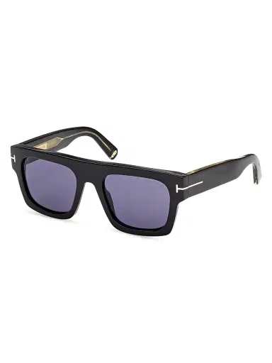 Tom Ford Men's 55MM Square Sunglasses - Black Purple | Thumbnail 1 Tom Ford Men's 55MM Square Sunglasses - Black Purple | Thumbnail 1