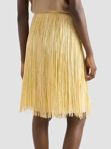 Prada Women's Skirt with Sequin Fringe | Thumbnail 4