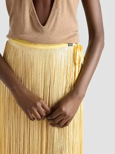 Prada Women's Skirt with Sequin Fringe | Thumbnail 5