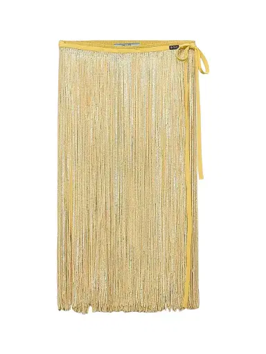 Prada Women's Skirt with Sequin Fringe | Thumbnail 1
