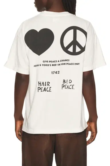 SAINT Mxxxxxx Imagine Peace Short Sleeve Tee | Thumbnail 2