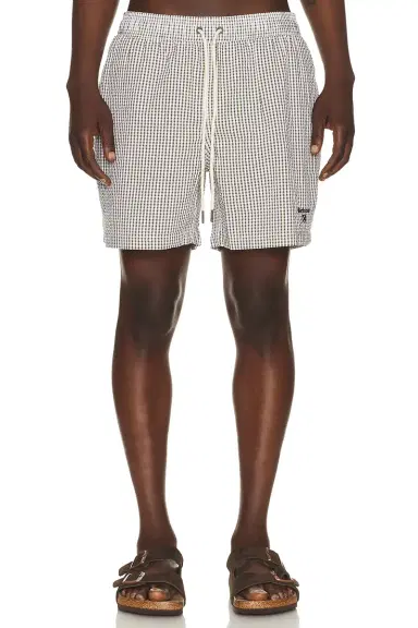 Barbour Gingham Seersucker Swim Short | Thumbnail 1