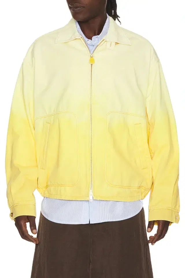 Short Blouson Gradation Print