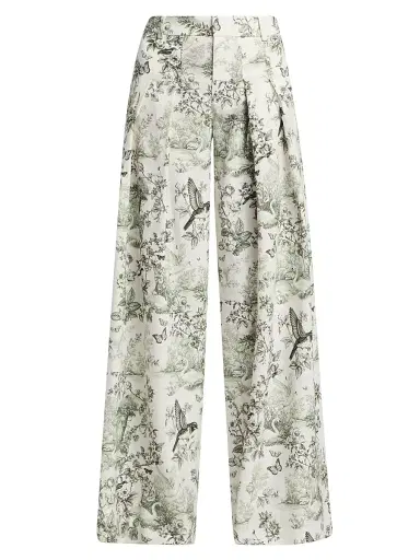 Alice + Olivia Women's Blaire Printed Linen-Blend Wide-Leg Pants - Daybreak - Size 10 | Thumbnail 1 Alice + Olivia Women's Blaire Printed Linen-Blend Wide-Leg Pants - Daybreak - Size 10 | Thumbnail 1