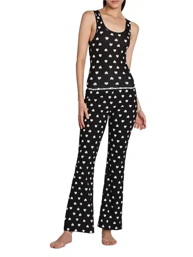 MOSCHINO Women's Heart-Print Pajamas | Thumbnail 3