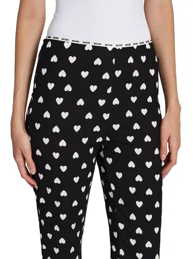 MOSCHINO Women's Heart-Print Pajamas | Thumbnail 5