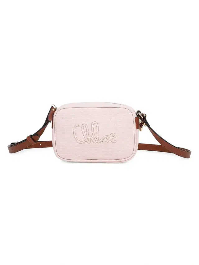 Chloé Girl's Logo Crossbody Bag - Petal Pink