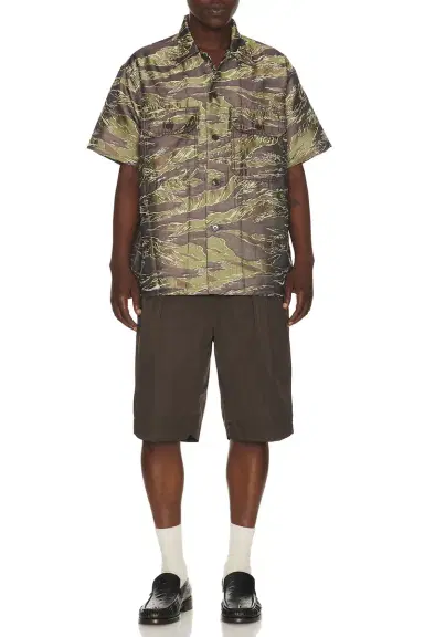 Beams Plus 2 Pleats Relax Shorts Nyco Twill | Thumbnail 3 Beams Plus 2 Pleats Relax Shorts Nyco Twill | Thumbnail 3