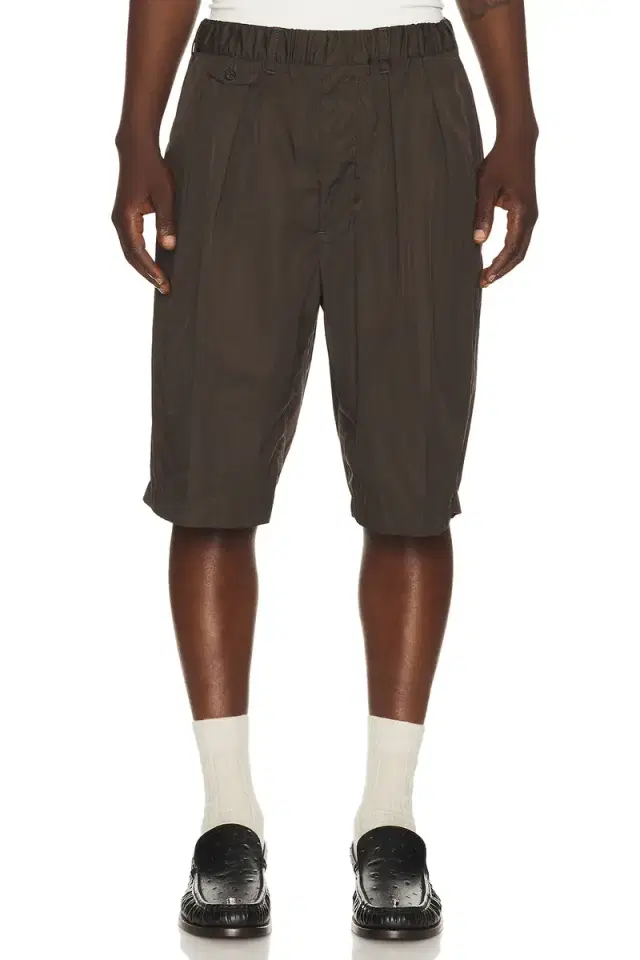 Beams Plus 2 Pleats Relax Shorts Nyco Twill