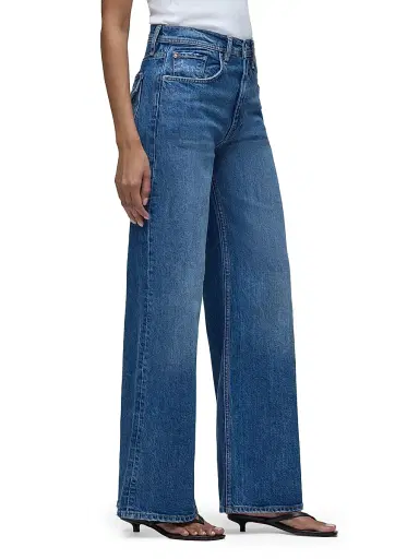 Hudson Jeans Women's Jodie Loose-Fit Wide-Leg Jeans - Glee | Thumbnail 5 Hudson Jeans Women's Jodie Loose-Fit Wide-Leg Jeans - Glee | Thumbnail 5