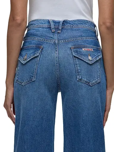 Hudson Jeans Women's Jodie Loose-Fit Wide-Leg Jeans - Glee | Thumbnail 8 Hudson Jeans Women's Jodie Loose-Fit Wide-Leg Jeans - Glee | Thumbnail 8