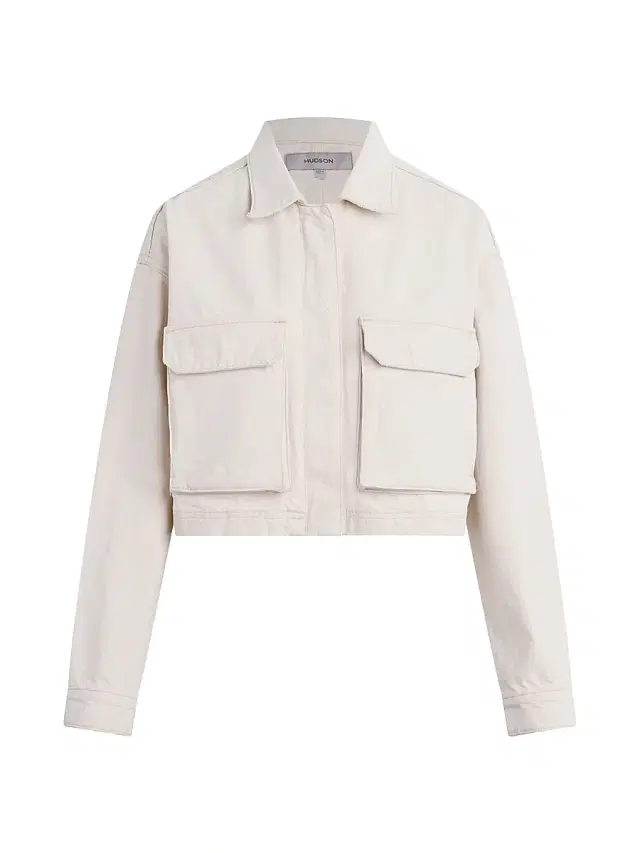 Hudson Jeans Women's Chore Cotton Jacket - Ecru