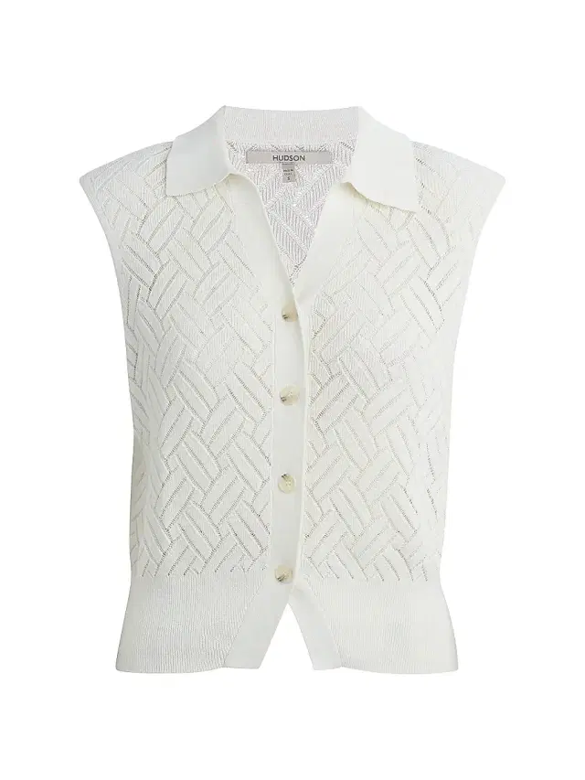 Women's Cap Sleeve Rib-Knit Top - Starch