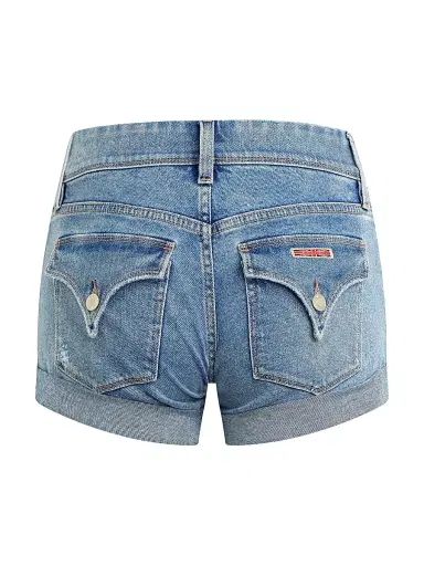 Hudson Jeans Women's Croxley Mid-Rise Denim Shorts - Delight | Thumbnail 3