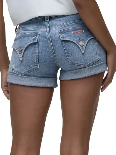 Hudson Jeans Women's Croxley Mid-Rise Denim Shorts - Delight | Thumbnail 6