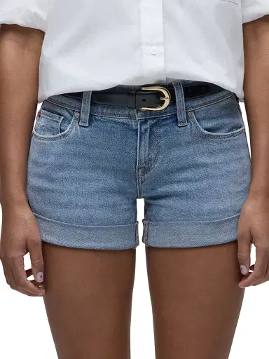 Hudson Jeans Women's Croxley Mid-Rise Denim Shorts - Delight | Thumbnail 7