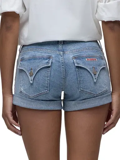 Hudson Jeans Women's Croxley Mid-Rise Denim Shorts - Delight | Thumbnail 8
