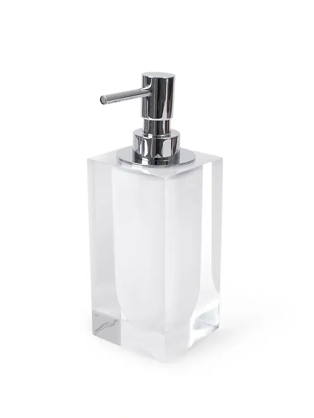Jonathan Adler Hollywood Soap Dispenser - Clear - White