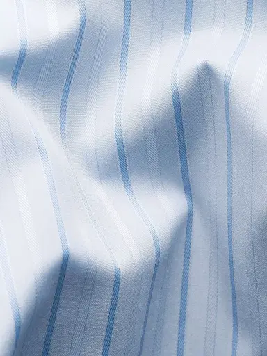Eton Men's Elevated Striped Cotton Contemporary-Fit Shirt - Blue - Size 18.5 | Thumbnail 3 Eton Men's Elevated Striped Cotton Contemporary-Fit Shirt - Blue - Size 18.5 | Thumbnail 3