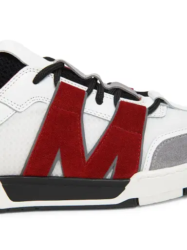 MOSCHINO Men's M Low-Top Sneakers - White Grey - Size 13 | Thumbnail 5 MOSCHINO Men's M Low-Top Sneakers - White Grey - Size 13 | Thumbnail 5