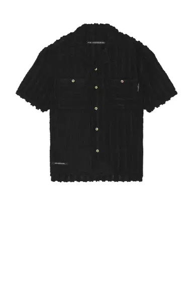 ANDERSSON BELL Kenley Knitted Open Collar Shirt | Thumbnail 4