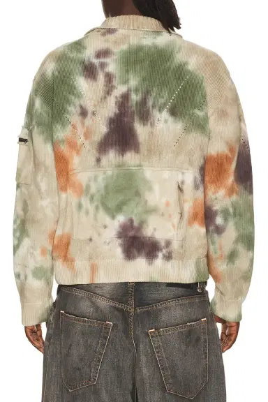 ANDERSSON BELL Multi Dyed Knit Zip Up Sweater | Thumbnail 2