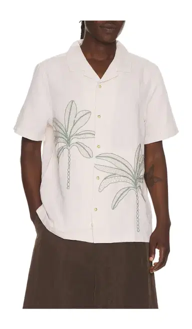 Marine Layer Embroidered Resort Shirt | Thumbnail 1 Marine Layer Embroidered Resort Shirt | Thumbnail 1