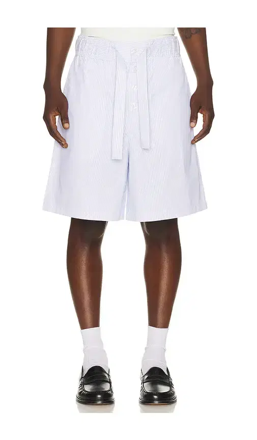 Cotton Stripe Short