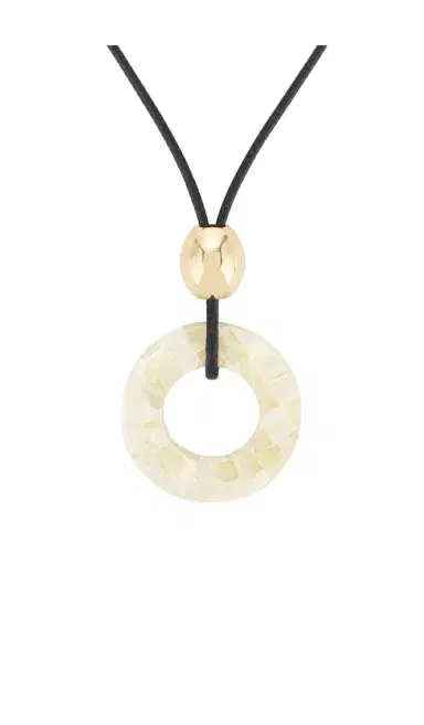 8 Other Reasons Cord Necklace With White Circle Pendant | Thumbnail 2 8 Other Reasons Cord Necklace With White Circle Pendant | Thumbnail 2