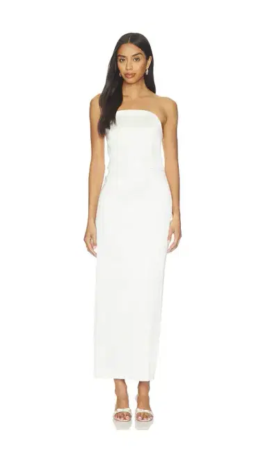 Amanda Uprichard Berkshire Midi Dress | Thumbnail 2 Amanda Uprichard Berkshire Midi Dress | Thumbnail 2