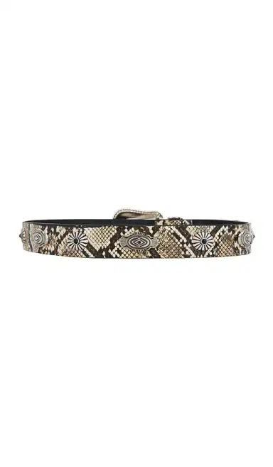 8 Other Reasons Snake Printed Belt With Silver Details | Thumbnail 2 8 Other Reasons Snake Printed Belt With Silver Details | Thumbnail 2
